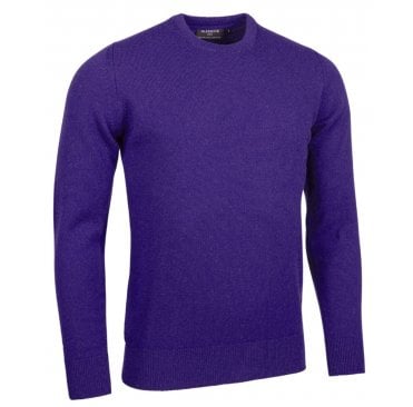 Mens Crew Neck Lambswool Golf Sweater