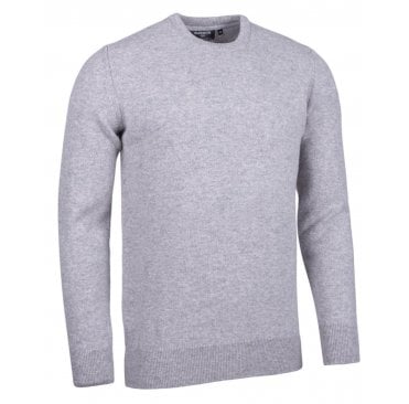 Mens Crew Neck Lambswool Golf Sweater