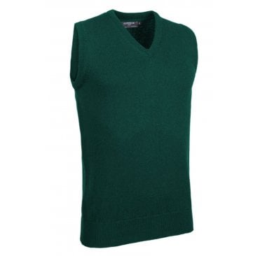 Mens V Neck Lambswool Golf Slipover