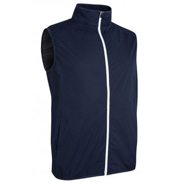 Mens Zip Front Lightweight Water Repellent Golf Gilet