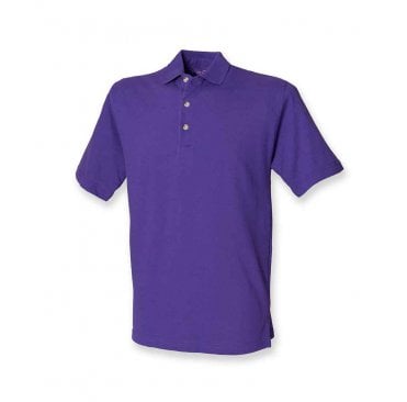 Henbury Classic Heavy Cotton Pique Polo Shirt