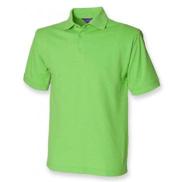 Henbury Heavy Poly/Cotton Pique Polo Shirt