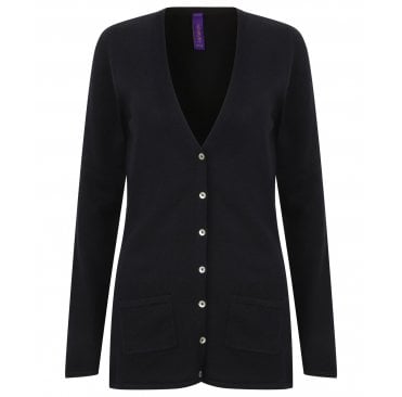 Ladies Cotton Acrylic V Neck Cardigan