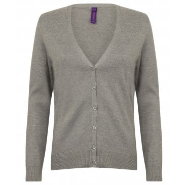 Ladies Lightweight V Neck Cardigan