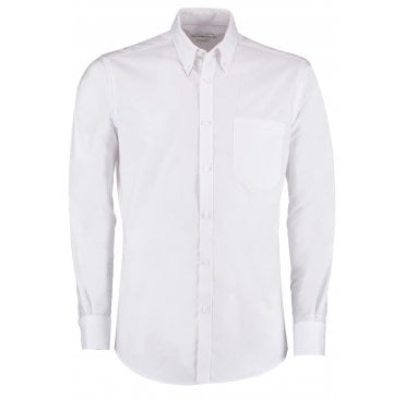 Long Sleeve Slim Fit Workwear Oxford Shirt 