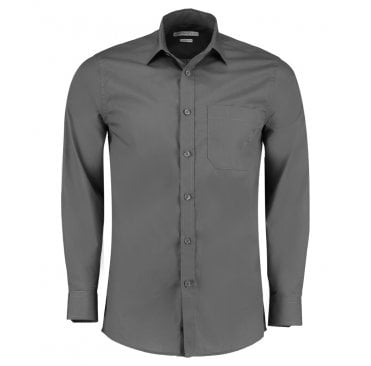 Long Sleeve Tailored Poplin Shirt