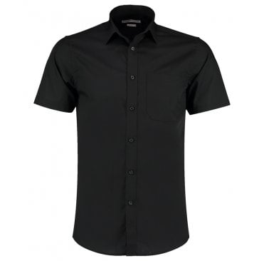 Short Sleeve Tailored Poplin Shirt