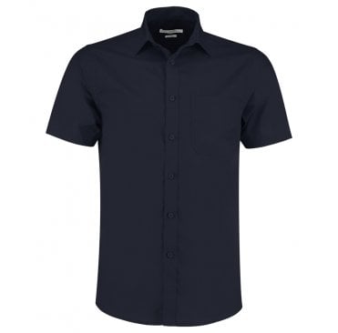 Short Sleeve Tailored Poplin Shirt