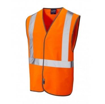 Lapford ISO 20471 Class 2 Railway Hook & Loop Waistcoat 