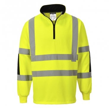 Xenon High Vis Zip Neck Sweatshirt