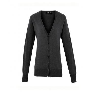 Ladies Cotton Acrylic V Neck Cardigan