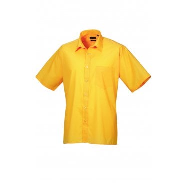 Short Sleeve Poplin Shirt 