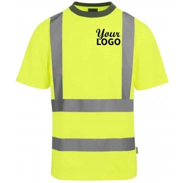 Regatta High Visibility T-Shirt Left Breast Logo Included