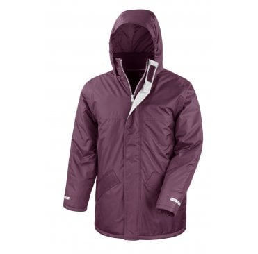 Coat Waterproof Parka Lined INCLUDING EMBROIDERED LOGO