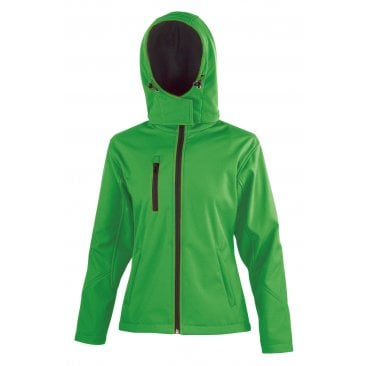 Core Ladies Hooded Soft Shell Jacket