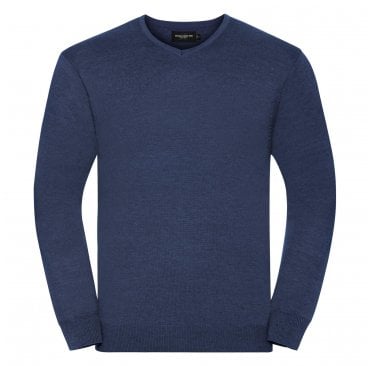 Cotton Acrylic V-Neck Sweater