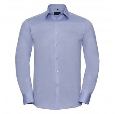 Long Sleeve Herringbone Shirt 