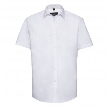 Short Sleeve Herringbone Shirt 