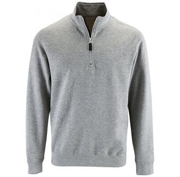 Contrast Zip Neck Sweatshirt 