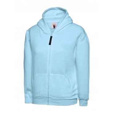 Childrens Classic Full Zip Hooded Sweatshirt