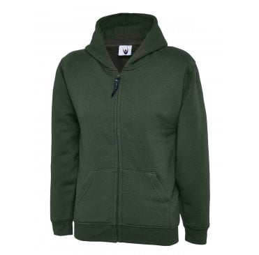 Childrens Classic Full Zip Hooded Sweatshirt