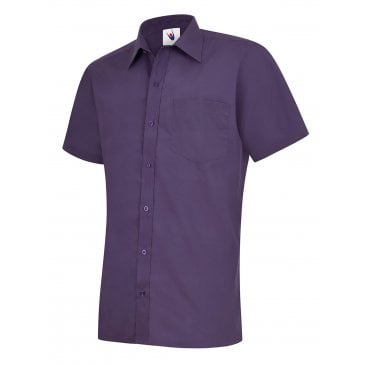 Mens Poplin Half Sleeve Shirt