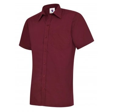 Mens Poplin Half Sleeve Shirt