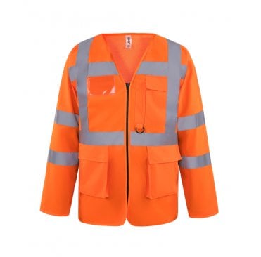 Hi-Vis Executive Long Sleeve Waistcoat